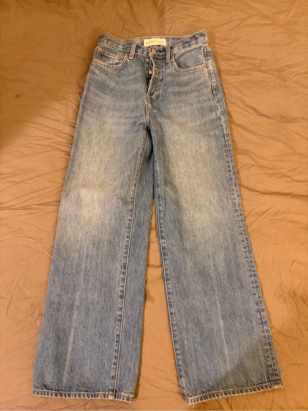 DENIM FORUM THE FARRAH HIGH RISE Wide-Leg 28L